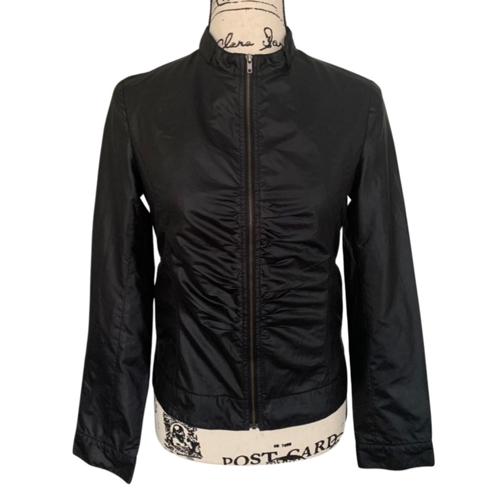 Zucozz windbreaker black women’s jacket Sz Small